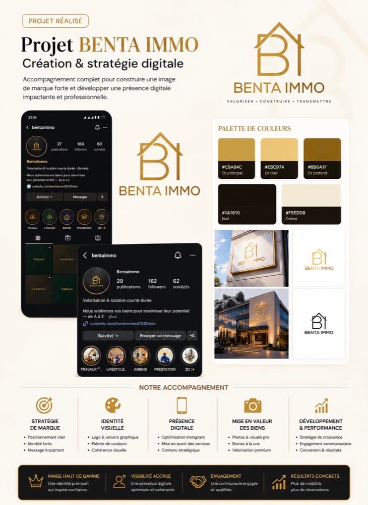 Projet BENTA Immo