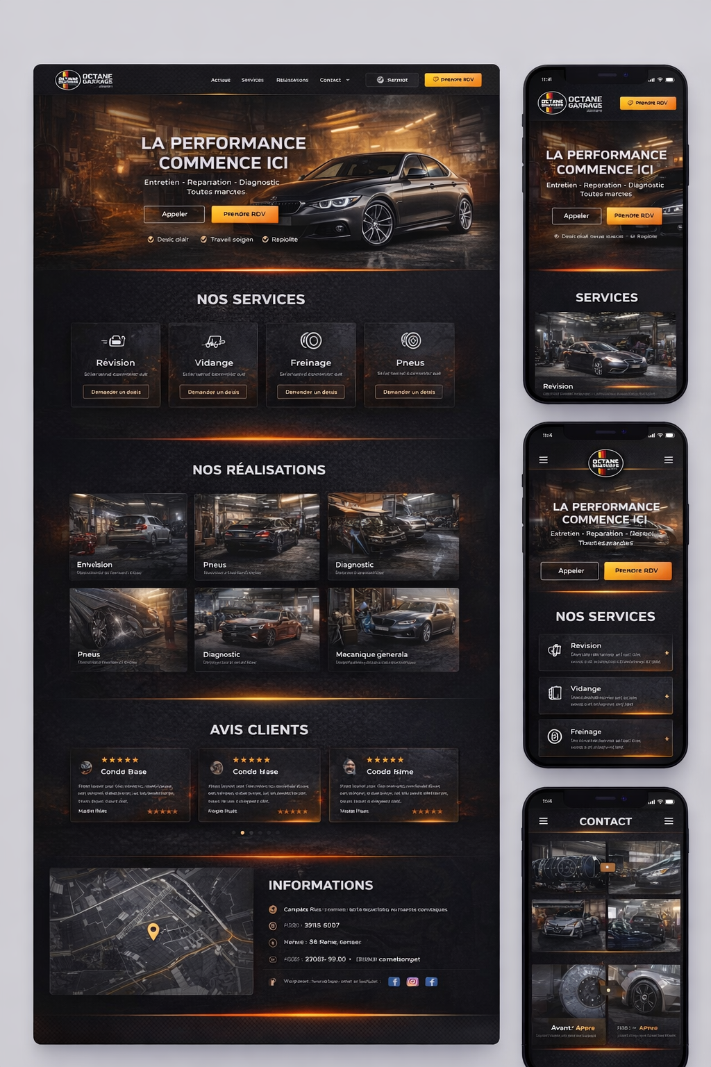 Création de site web